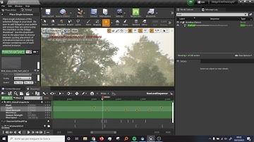 Creating animated stuff with Megascan Trees and Unreal Engine