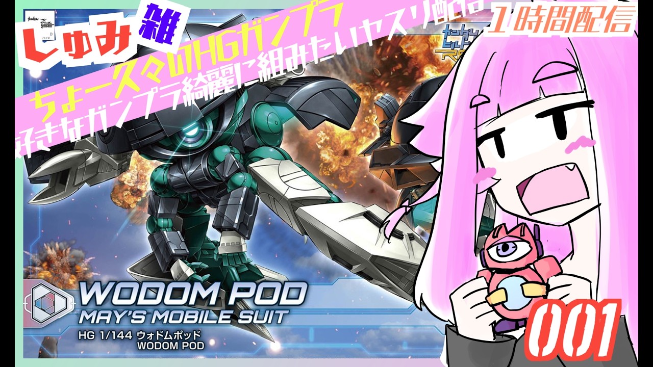 Gunpla / HG Wodom Pod] Part 1: I want to make it look nice even 