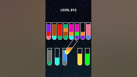 COLOR SORT PUZZLE LEVEL 813