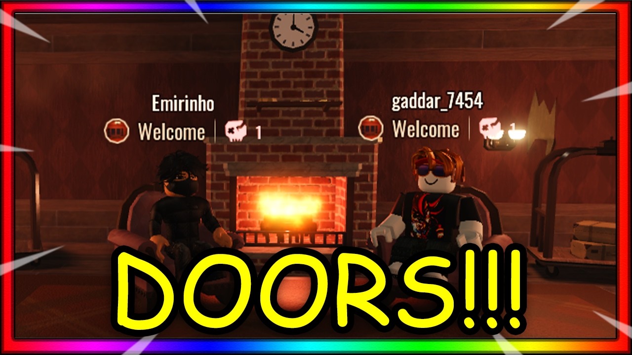 EREN'LE OTELDE CANAVARLARDAN KAÇTIK!!! | ROBLOX DOORS