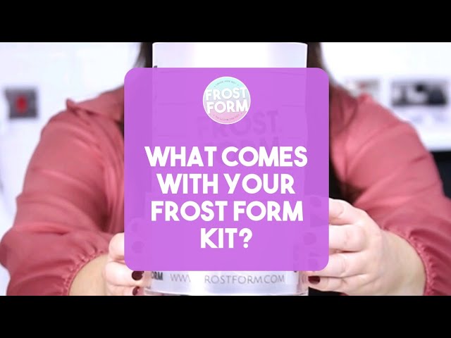 Cake Masters - This month, we had the chance to try Frost Form – The Round  Kit 😍 We decided to use the 5” kit we were sent to make a winter-inspired