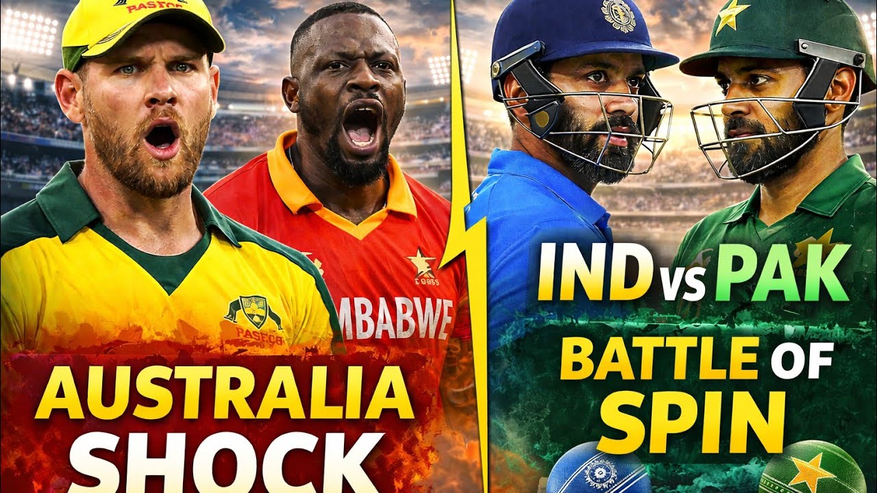 Australia Shock 😱 Zimbabwe Rock 🔥 | IND vs PAK Battle of Spin | T20 WC 2026 | Sanjay Kumar