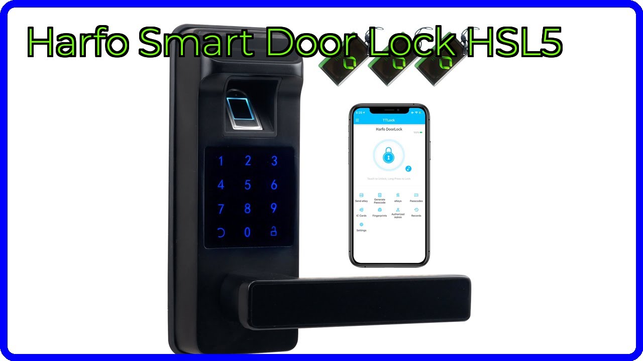 REVIEW (2026): Harfo Smart Door Lock HSL5. ESSENTIAL details. - YouTube