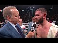 Caleb Plant Post Fight Interview | Benavidez vs Plant