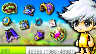Maplestory Reboot - LV. 270 48k STR. Adele Gear Video (Pre Shining Starforce/Destiny)