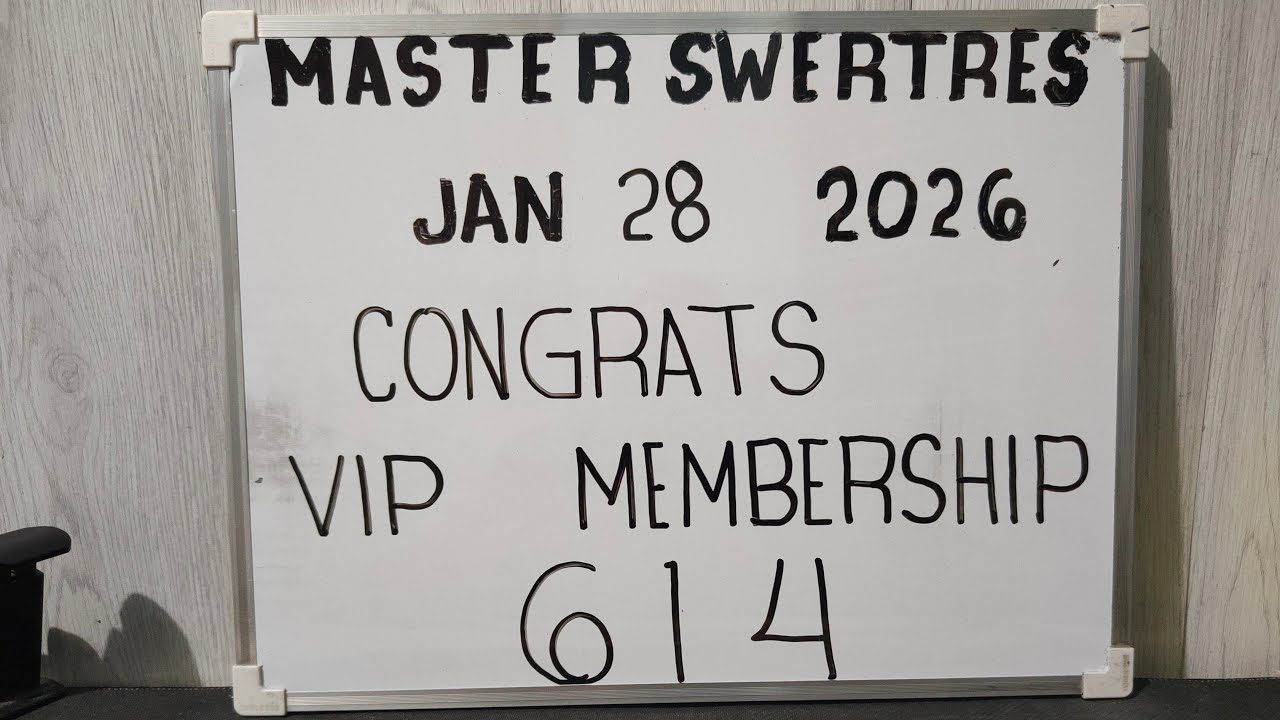 CONGRATS  VIP MEMBERS DAUG 614 PADAUG TA JAN 28 2026 SWERTRES HEARING