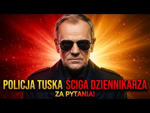 Policja Tuska ściga dziennikarza za pytania! Absurdalne zarzuty dla red. Szymona Szeredy z wPolsce24