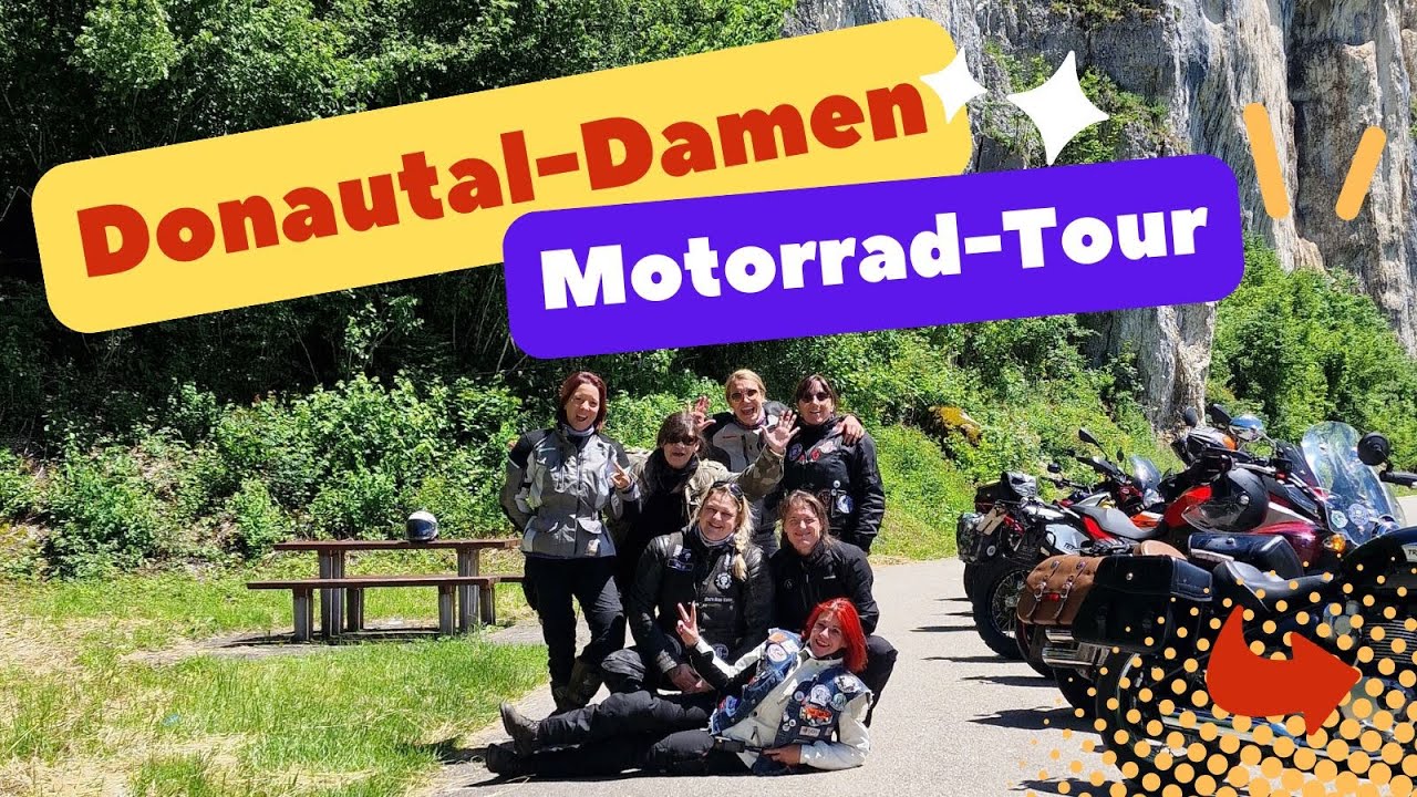 Motorrad-Damen-Tour ins Donautal