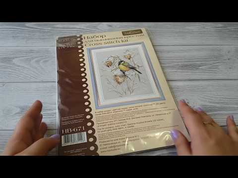 Снежная пора. МП-Студия НВ-671. Обзор набора. Вышивка крестом