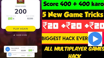 Mx Player all multiplayer game trick | Ab 400 + hoga score |Mx Player New Game Trick|Earn With JD