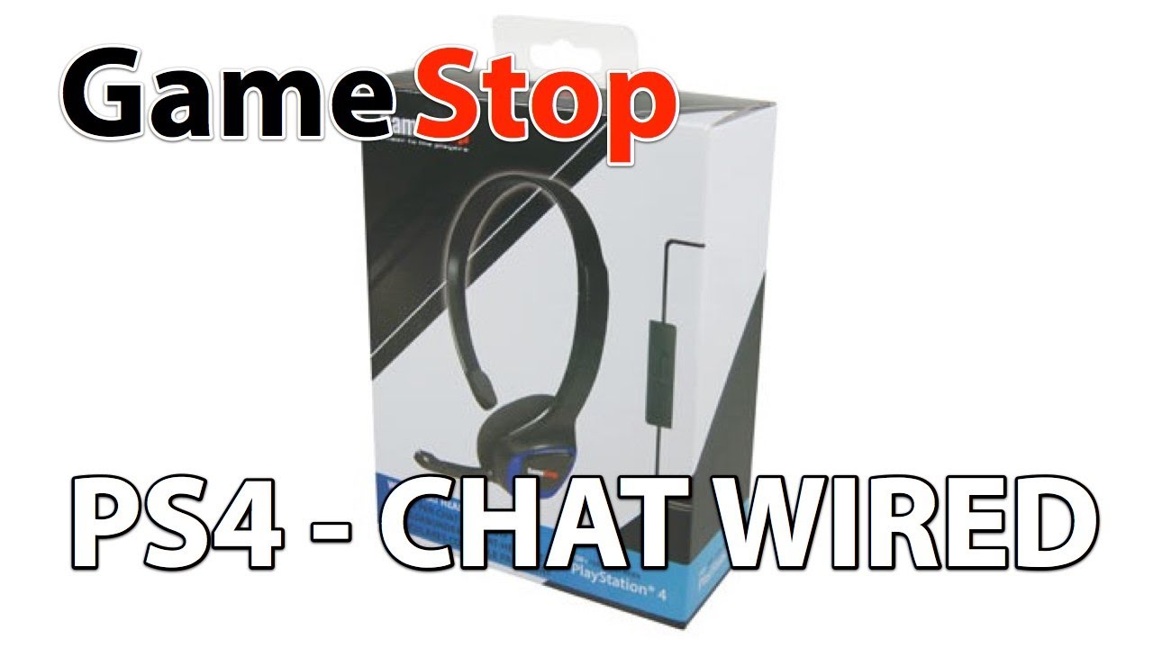 PS4 Wired Headset GameStop YouTube