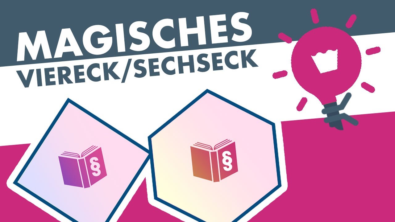 MAGISCHES VIERECK einfach erklärt (Magisches Sechseck)