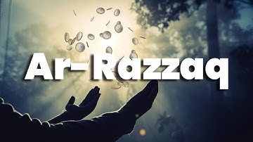 Allah is Ar-Razzaq the Sustainer/Provider!