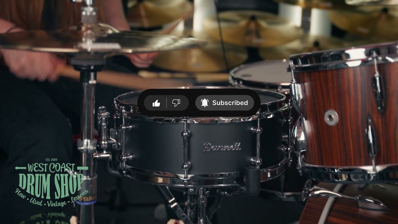 Dunnett Classic Titanium Matte Black Snare Drum