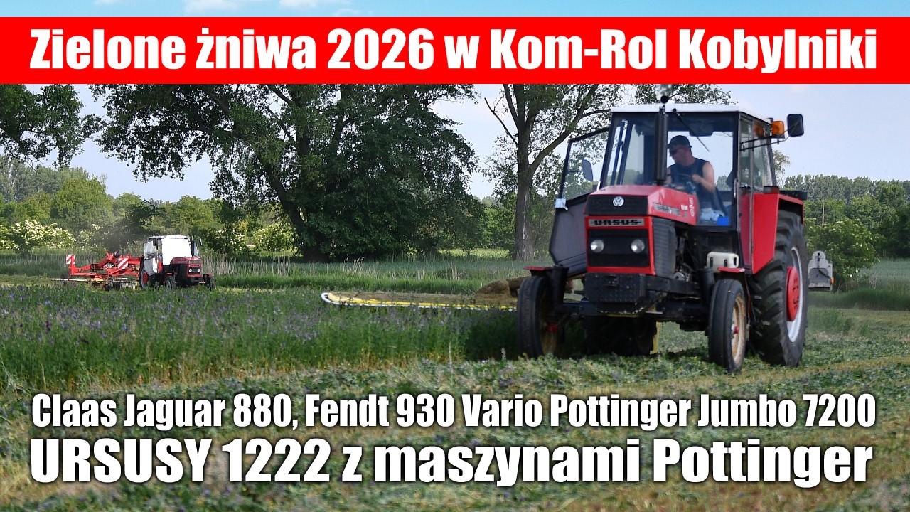 Zielone żniwa 2026 w Kom Rol Kobylniki. Ursusy 1222 z maszynami Pottinger koszą i grabią maxresdefault Zielone żniwa 2026 w Kom Rol Kobylniki. Ursusy 1222 z maszynami Pottinger koszą i grabią