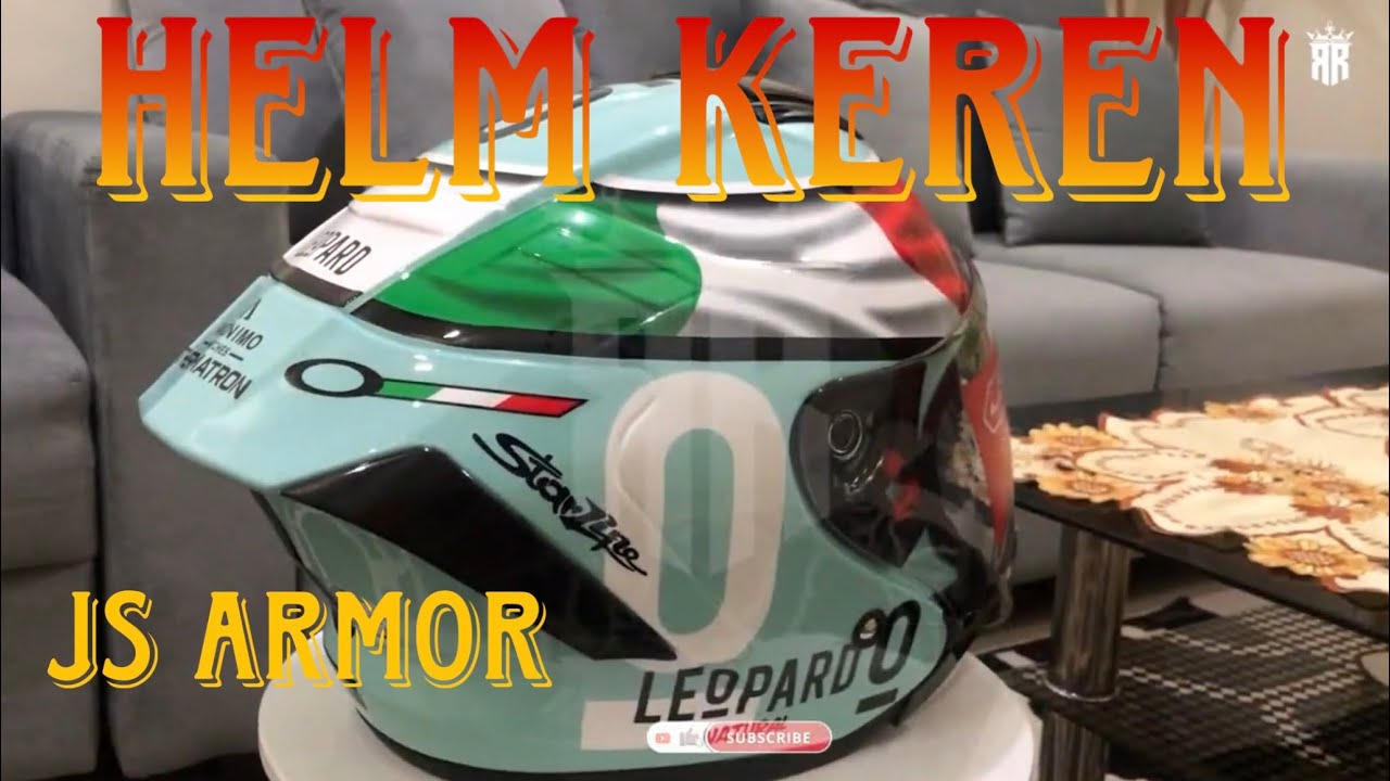 UNBOXING HELM KEREN UNDER 1 JUTA | JS ARMOR O LEOPARD