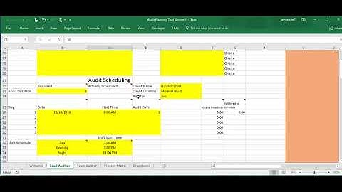 Audit Planning Tool Demo