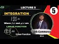 Integration | type : linear/linear | lecture 5