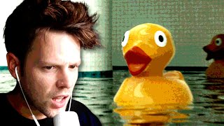 i found ducks in the poolrooms