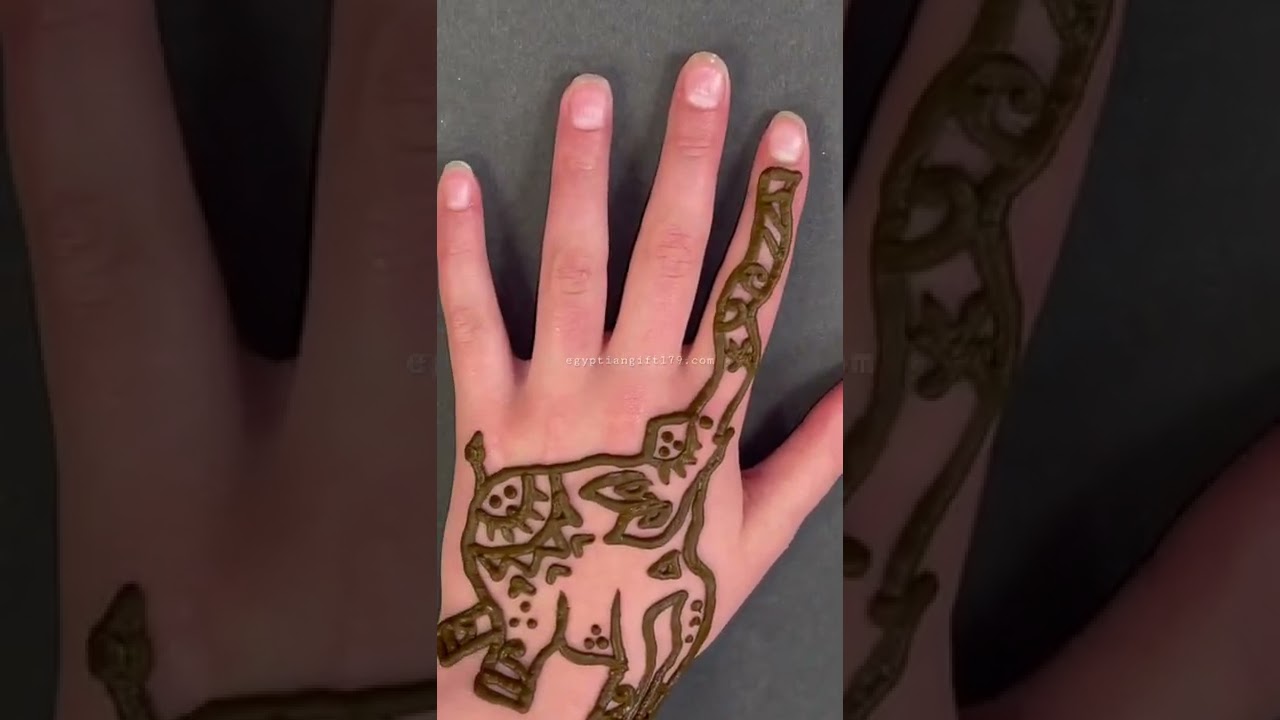 henna temporary tattoo in our store YouTube