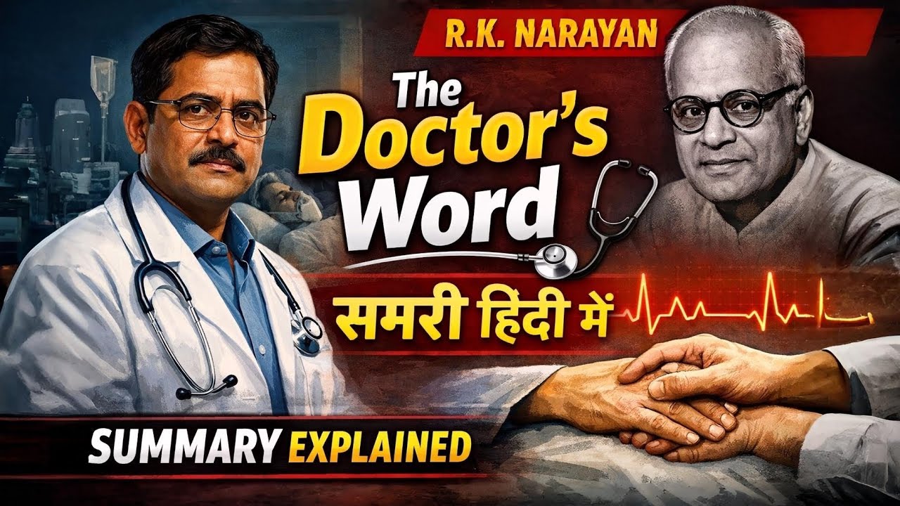 The Doctor’s Word by R.K. Narayan | Full Story Summary in Hindi | English literature 