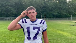 Video: 5 questions with Lake Holcombe football's Connor Kane