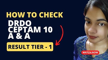 DRDO Ceptam 10 A&A Result 2023 kaise check kare | Drdo result 2023 | Current Affairs Colleen