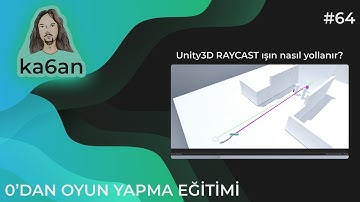 UNITY C# OYUN GELİŞTİRME EĞİTİMİ - 64:Unity3D Raycast ile ışın yollama
