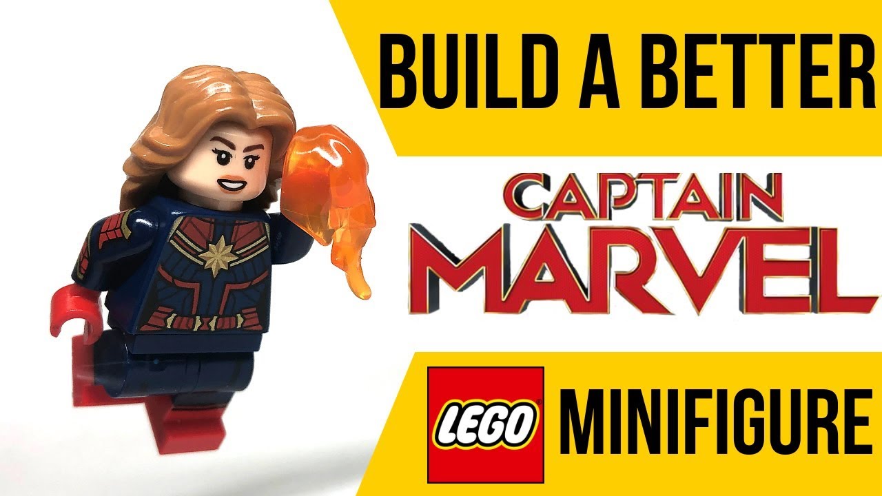 HOW TO Build a Better Captain Marvel LEGO Minifig 