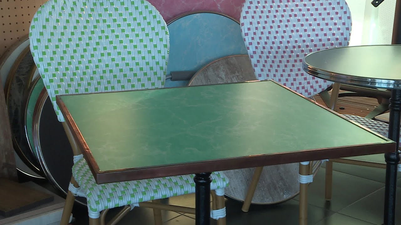 Pied de table en fonte noire pour table carrée & ronde devis sous 1h