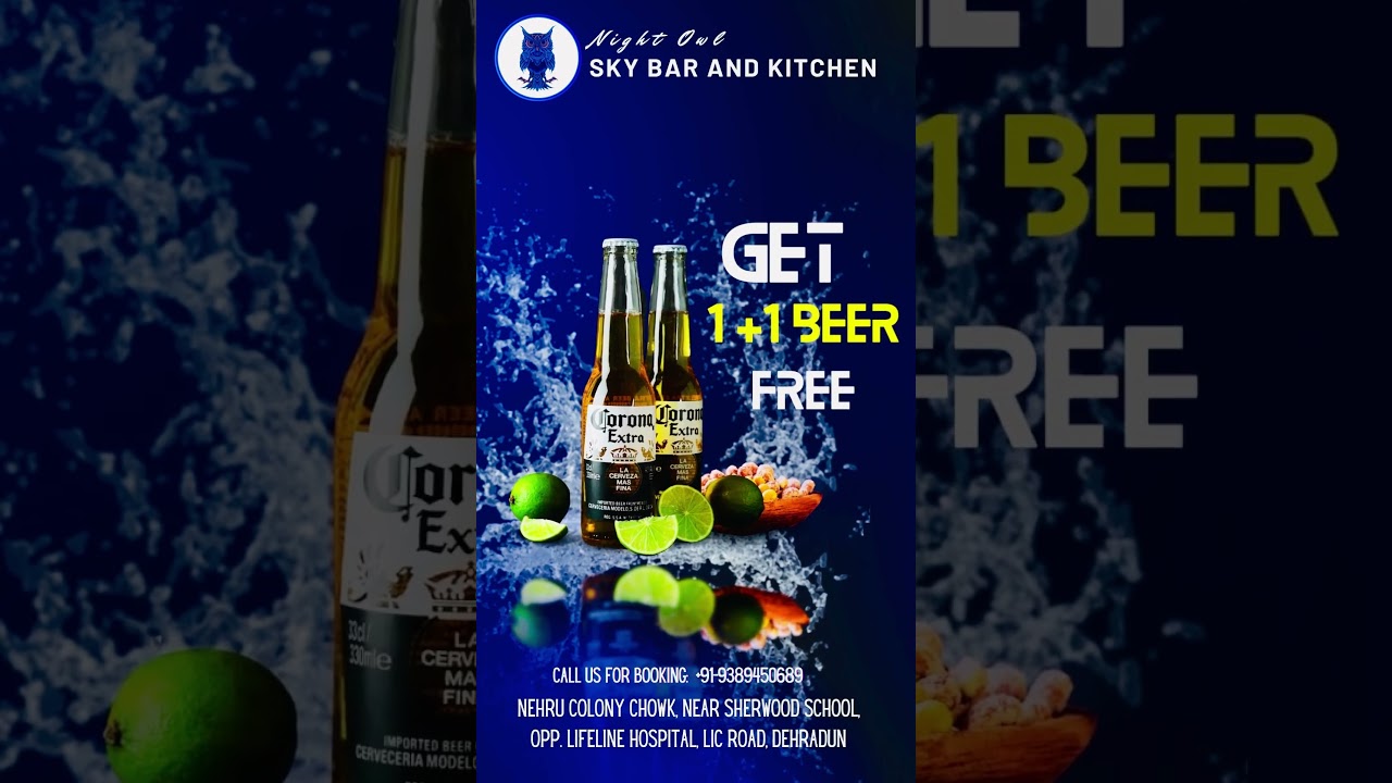 Night owl sky bar and kitchen AD created by Orbosys Cooperation 