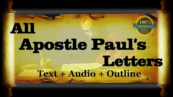 Apostle Paul's Letters (Epistles) Complete | KJV Audio Bible with Text | Read Along