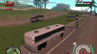 OM TELOLET OM!! Convoi Bus In GTA-SA-MP screenshot 4