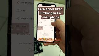 Cara Koneksikan Timbangan RGZ 100 ke Smartphone #shorts #tutorial #timbangandigital #timbangan