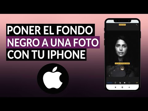 ¿Cómo poner el fondo negro a una foto con tu IPHONE? - Muy fácil