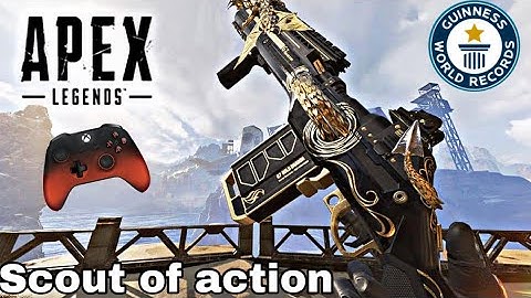 World record!!!! #apexlegends scout of action (controller)