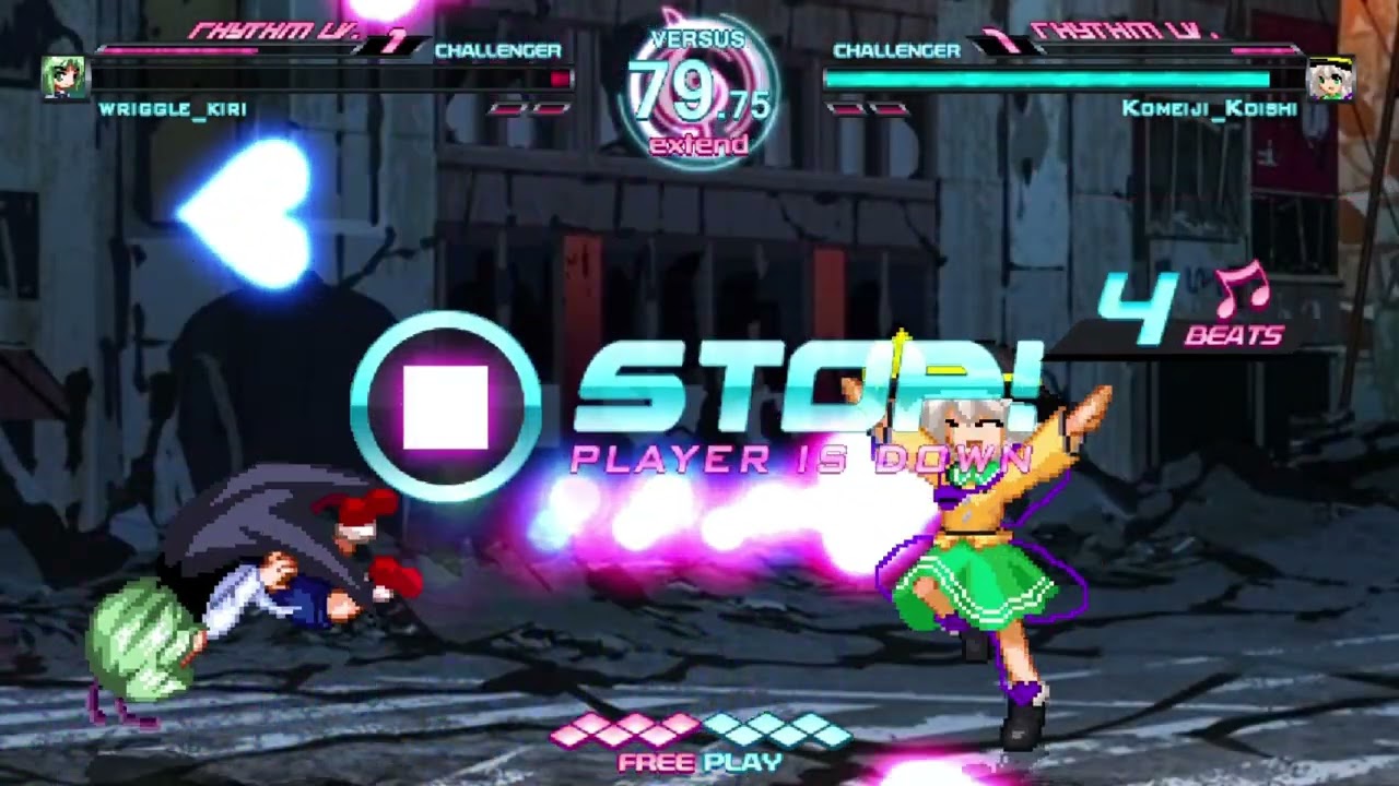 Mugen) Wriggle Nightbug vs Koishi Komeiji