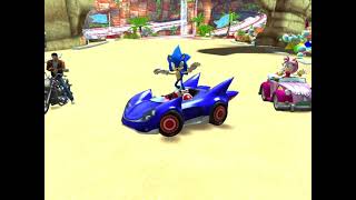 Sonic & sega all-stars racing (Дворец. Холм у моря) Прохождение