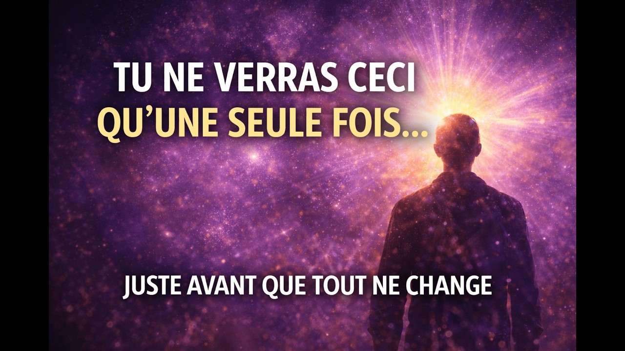 👉 TU NE VERRAS CECI QU’UNE SEULE FOIS… Un Signe Avant Que Tout Change | Les Mots du Soir#motivation