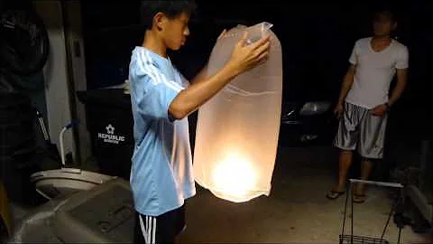 Alan Ko's Homemade Hot Air Balloon 2013 - science ...