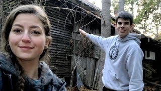 Metal Detecting Abandoned House With My Girlfriend! You Won't Believe What We Found!