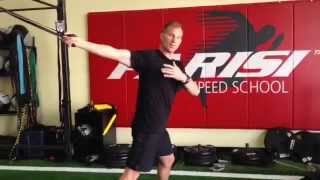 Super band chest stretch