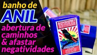 Banho De Anil Banho Para Abertura De Caminhos E Afastar Negatividades