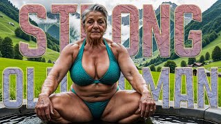 Natural Old Woman Fashion✨Seniors Soak Up Sun &amp; Fun in Stunning Alpine Lake