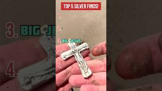 TOP 5 silver finds metal detecting the beach! #ranked