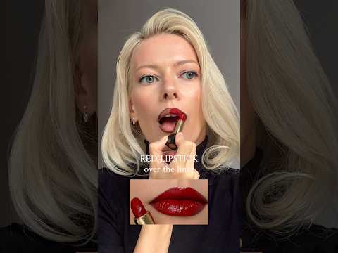 How to apply red lipstick for beginners step by step tutorial #lipstick #redlipstick #lipsticklover