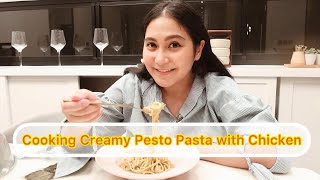 Masak Creamy Pesto Pasta