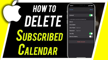 How to Delete Subscribed Calendar on iPhone or iPad