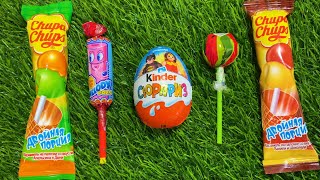 Asmr Unboxing Lollipop Chupa Chups and Kinder Surprise /Best Sweet Video