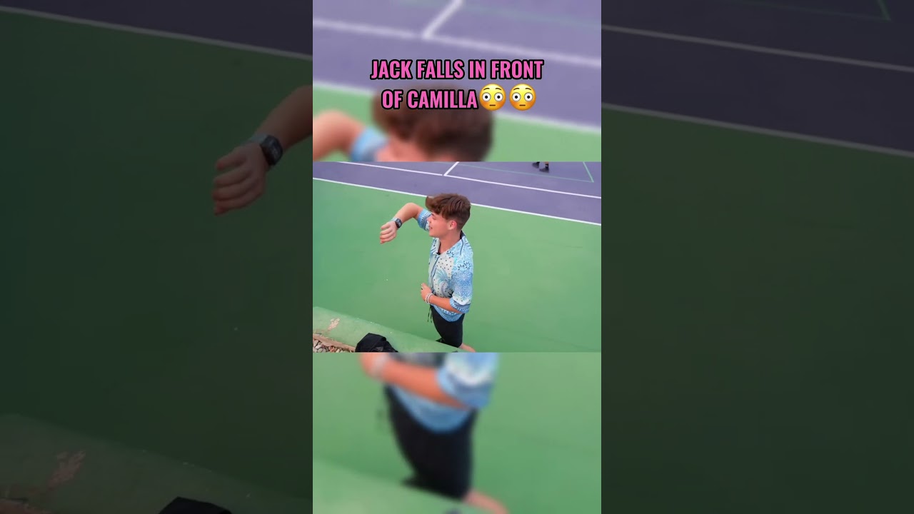 Jack falls in front of Camilla😳😳